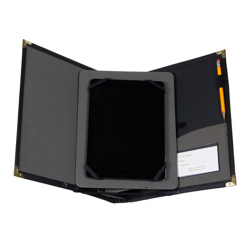 MyPad Folder holds tablet in balanced center position