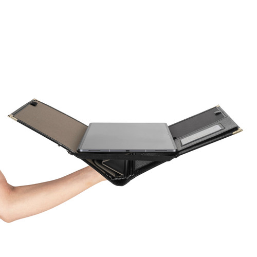 MyPad Folder 2 holds tablet in balanced center position