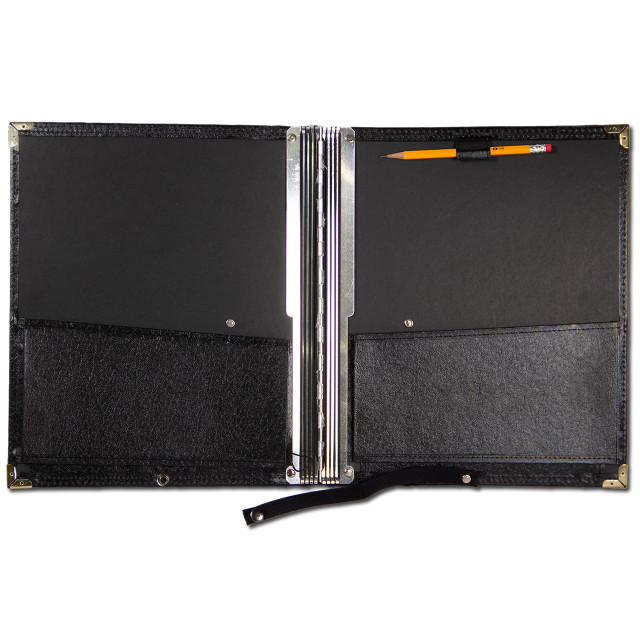 Basik Black Choir Folder with hand strap