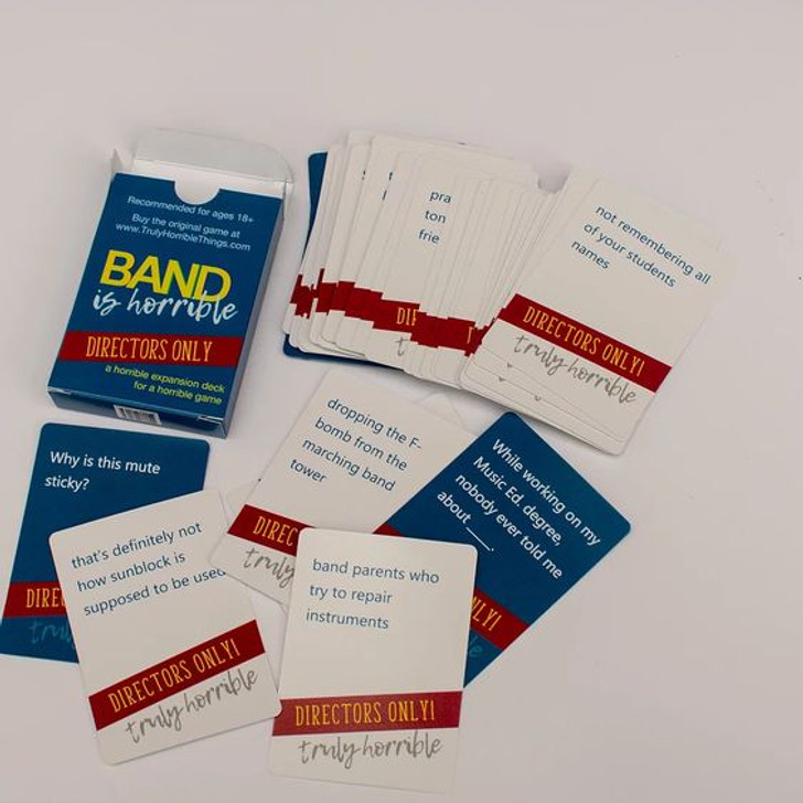 Band Is Horrible Card Game Director's Expansion Pack More Sarcasm