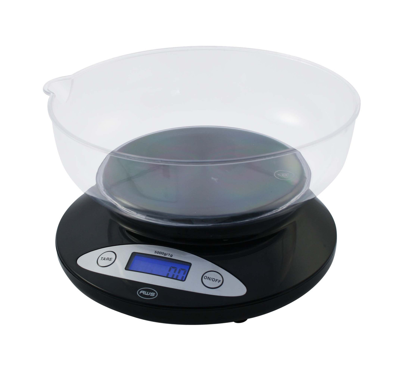 SAFFRON-5K-SS DIGITAL SCALE WITH STAINLESS STEEL BOWL, 5KG X 1G - American  Weigh Scales