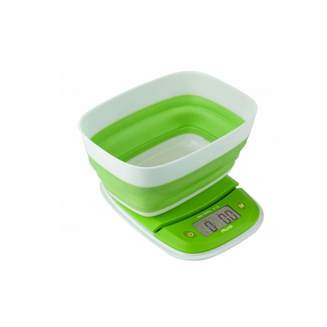 EXTEND-5K DIGITAL KITCHEN SCALE WITH COLLAPSIBLE BOWL - 11LBS X 0.1OZ -  American Weigh Scales