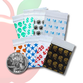 Designer Apple Baggies 2.5 Mil - 1,000/Pack