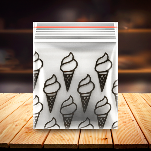Designer Apple Baggies 2.5 Mil - 1,000/Pack