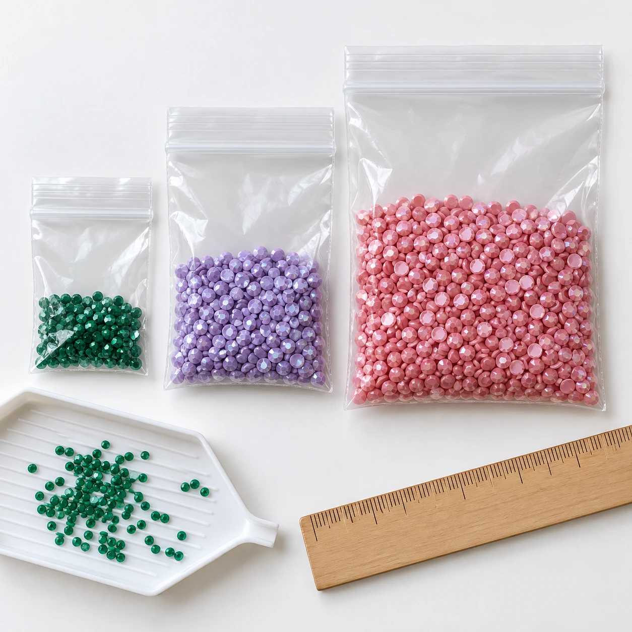 Diamond Painting Pieces Packaging Guide: Size, Thickness and Quantity