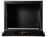 1734500 - 24x24x24 Inch Textured Matte Black Steel Underbody Truck Box with 3-Point Latch