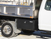 1734500 - 24x24x24 Inch Textured Matte Black Steel Underbody Truck Box with 3-Point Latch