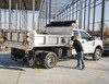1734500 - 24x24x24 Inch Textured Matte Black Steel Underbody Truck Box with 3-Point Latch
