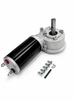 1500W/60:1 - 2.1 HP - Universal Replacement Dump Truck Trailer Tarp Motor w/ Chrome Cover - 3 Yr Warranty