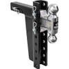 1802603 - Adjustable Dual Ball Hitch with 2" & 2-5/16" Towing Balls for 2" Hitch Receivers - 10" Drop