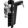 1802603 - Adjustable Dual Ball Hitch with 2" & 2-5/16" Towing Balls for 2" Hitch Receivers - 10" Drop