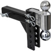 1802600 - Adjustable Dual Ball Hitch with 2" & 2-5/16" Towing Balls for 2" Hitch Receivers - 5" Drop