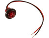 5623414 - .75 Inch Round Marker Clearance Lights - 1 LED Red With Stripped Leads