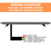 8893460 - 60 Inch Amber LED Light Bar with Wireless Controller