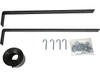 1725661 - 21x13x96 Inch Gloss Black Diamond Tread Aluminum Pick-Up Truck Contractor With Lower Drawers Topsider Tool Box