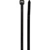 BTN011WR - 0.180 x 11 Inch Black Weather Resistant Zip Ties 50 Pound, 500 Pieces