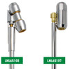 LockNFlate LNL65108 Angled Locking Dual Wheel Air Chuck - 15.5 in.