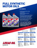 Lucas Oil 10082 Synthetic SAE 5W-20 Motor Oil API SP, 1 Quart