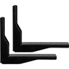 1701018 - Pro Series Gloss Black Structural Steel Mounting Brackets, For Use With 18x18 Underbody Truck Boxes