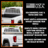 851605 - 25.00-inch Tall Gloss White Heavy-Duty Steel GuardDogg Pickup Truck Headache Rack Bundle with Mounting Brackets