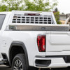 851605 - 25.00-inch Tall Gloss White Heavy-Duty Steel GuardDogg Pickup Truck Headache Rack Bundle with Mounting Brackets