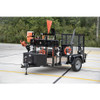 1721383 - 35 Inch Wide Gloss Black Diamond Tread Aluminum Trailer Tongue Truck Box