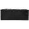 1721388 - 49 Inch Wide Gloss Black Diamond Tread Aluminum Trailer Tongue Truck Box
