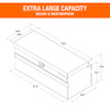 1712130 - 42" Inch Wide Diamond Tread Aluminum All-Purpose Chest