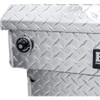 1709450F - 23x27x71 Inch Diamond Tread Aluminum Crossover Truck Box, Keyed Alike For Fleets