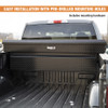 1739435 - 18x20x71 Inch Textured Matte Black Diamond Tread Aluminum Crossover Truck Tool Box