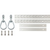 ST12 - Super Track Bundle with 2 Aluminum Rails, 2 Tie Rings and Mounting Hardware