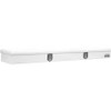 1702836 - 20x96 Heavy-Duty Gloss White Steel Top Mount Service Body Truck Tool Box