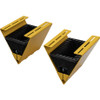 WCB184 - Underbody Wheel Chock Holder - Yellow Steel - Pair