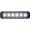 8891828 - 5 Inch Wide Angle Tri-Color LED Strobe Light, Amber/Blue/Clear