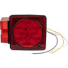 5625118 - Driver Side 5 Inch Box-Style LED Stop/Turn/Tail Light for Trailers Over 80 Inches Wide (Includes License Light)