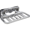 5231500 - Bolt-On Aluminum Folding Step w/ Recessed LED Light - Chrome-Plated