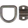 B38I - 1/2 Inch Forged D-Ring With 2-Hole Mounting Bracket