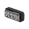 5622011 - 2 Inch Rectangular Combination Marker-Strobe Light - Red/Amber