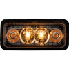 5622012 - 2 Inch Rectangular Combination Marker-Strobe Light - Amber/Amber