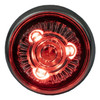 5623410 - 1 Inch Round Combination Marker-Strobe - Red/Amber