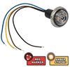 5623410 - 1 Inch Round Combination Marker-Strobe - Red/Amber