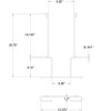 390BZ - Galvanized Anti-Sail Brackets for Use With 20-Inch-Wide Mud Flaps (Pair)