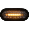 5626412 - 6 Inch Combination LED Stop/Turn/Tail, Backup, and Strobe Light with 17 LEDs, Amber/Clear, Not Heated