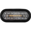 5626412 - 6 Inch Combination LED Stop/Turn/Tail, Backup, and Strobe Light with 17 LEDs, Amber/Clear, Not Heated