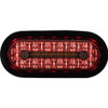 5626412 - 6 Inch Combination LED Stop/Turn/Tail, Backup, and Strobe Light with 17 LEDs, Amber/Clear, Not Heated