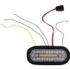 5626412 - 6 Inch Combination LED Stop/Turn/Tail, Backup, and Strobe Light with 17 LEDs, Amber/Clear, Not Heated