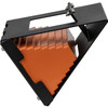 WCB180 - Matte Black Powder-Coated Steel Wheel Chock Fender Mount
