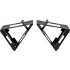 WCB180 - Matte Black Powder-Coated Steel Wheel Chock Fender Mount