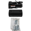 0091553BK - 2-5/16 Inch Black Powder-Coated Steel Coupler Assembly w/ 3 Position Channel - 15,000 Pound Capacity