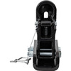 0091553BK - 2-5/16 Inch Black Powder-Coated Steel Coupler Assembly w/ 3 Position Channel - 15,000 Pound Capacity